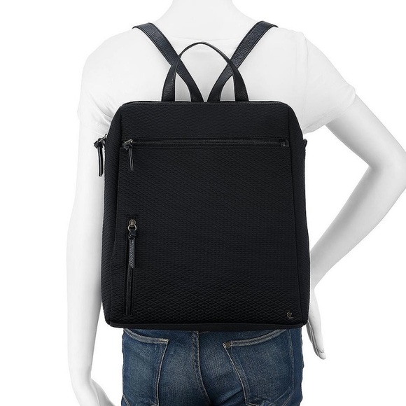 The Sack Elliot Lucca Olvera Backpack in Black - Picture 2 of 3